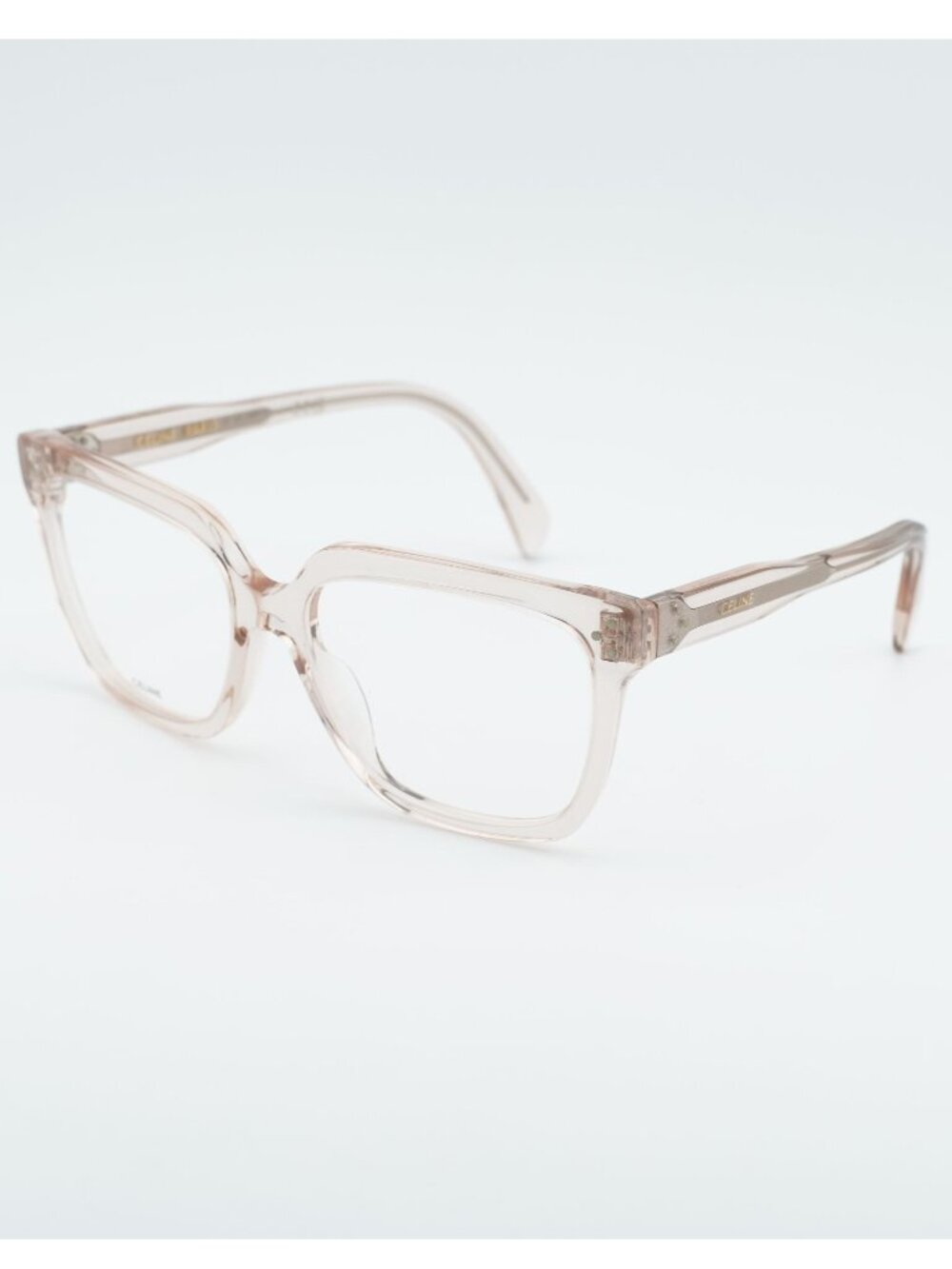 Celine CL50094I 072 Square Eyeglasses 55mm - Transparent Pink
